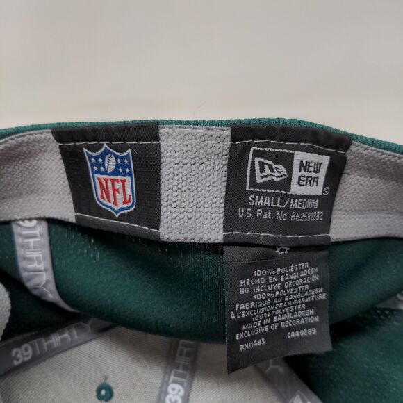 New Era Men's Fitted Hat Green Blue Size S/M Embroidered Philadelphia Eagles - Picture 12 of 12